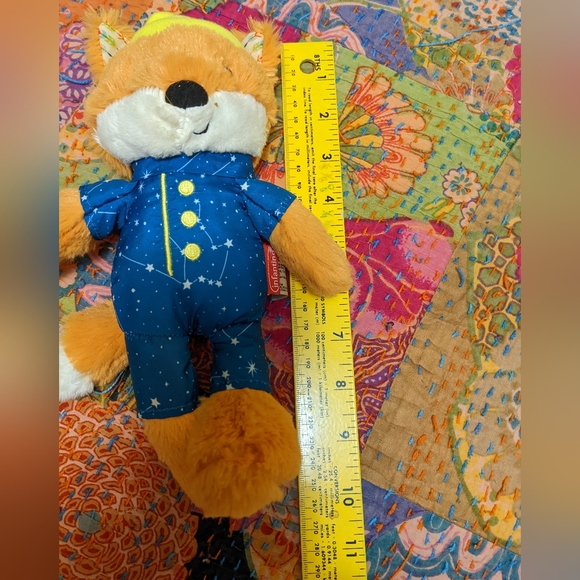 Infantino Go Gaga Goodnight Fox Plush  Starry Pajamas & Nightcap w/ Tag - Picture 6 of 8
